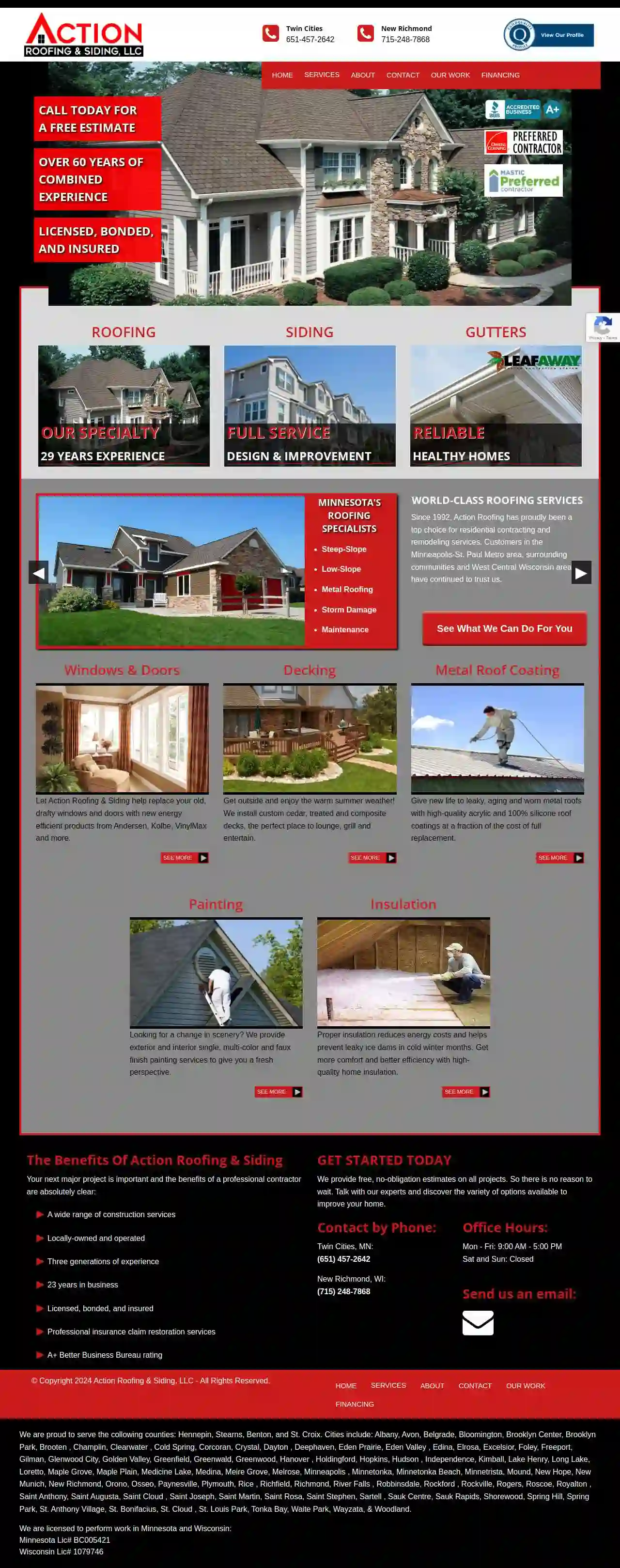 Action Roofing & Siding