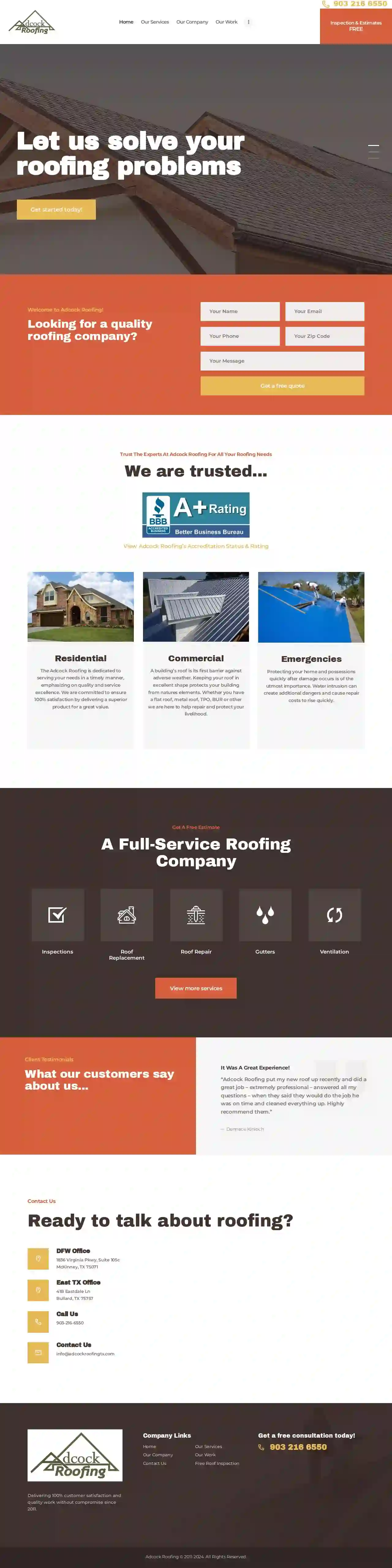 Adcock Roofing