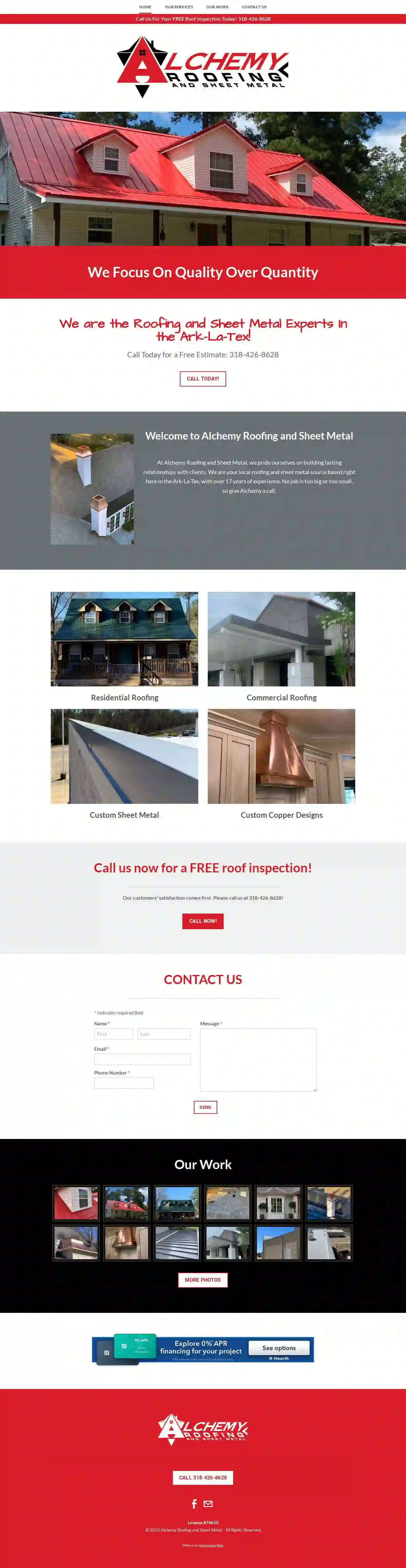 Alchemy Roofing & Sheet Metal