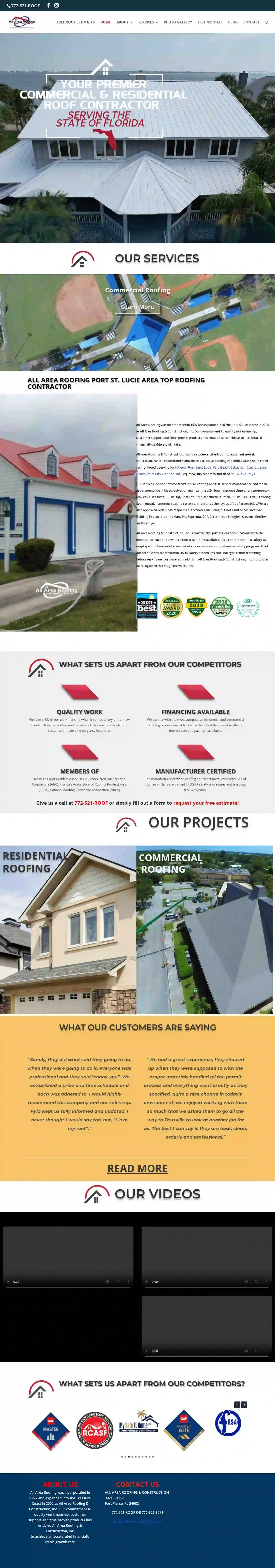 All Area Roofing & Construction Inc.