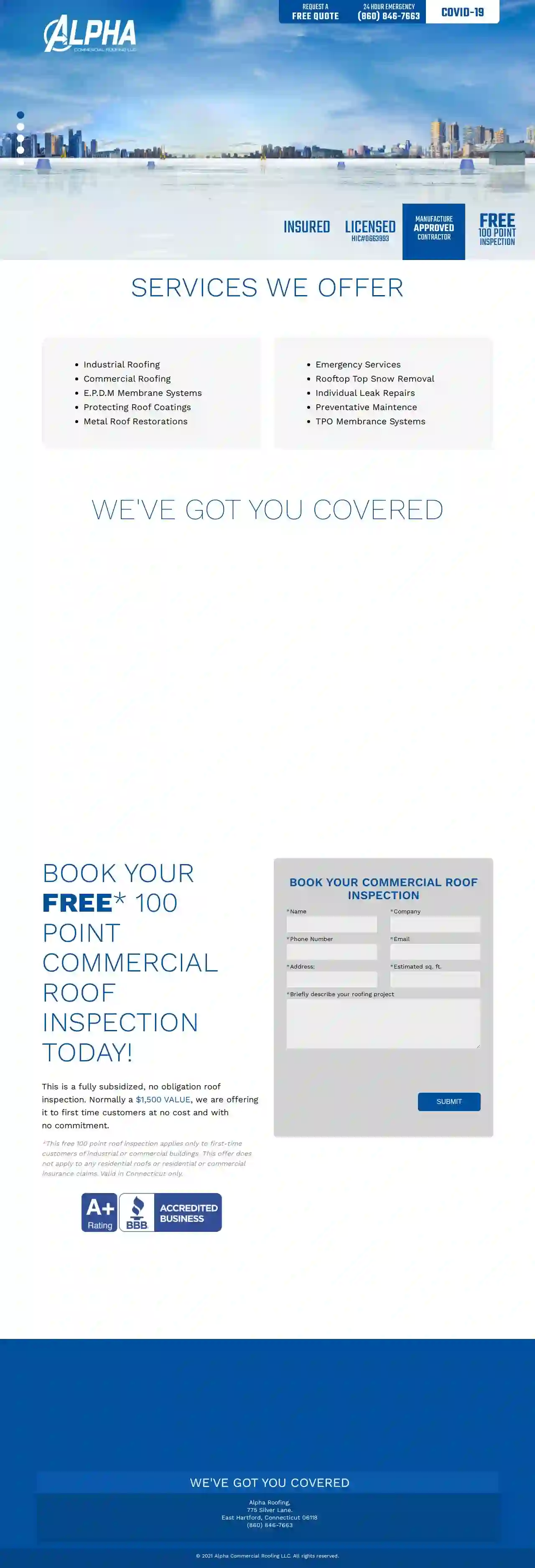 Alpha Commercial Roofing - East Hartford, Connecticut