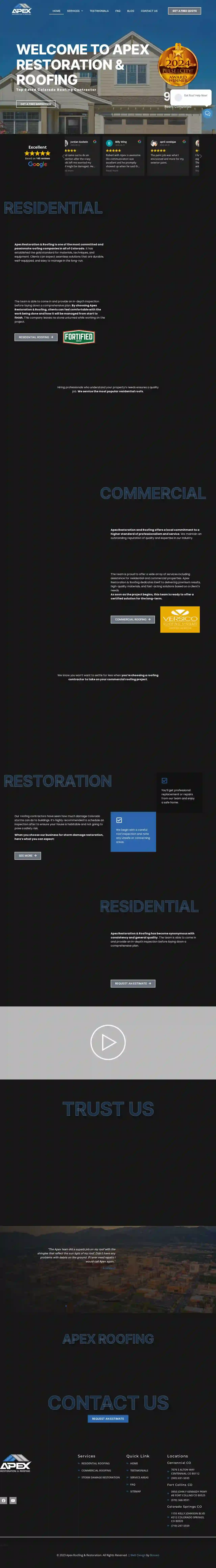 Apex Restoration and Roofing