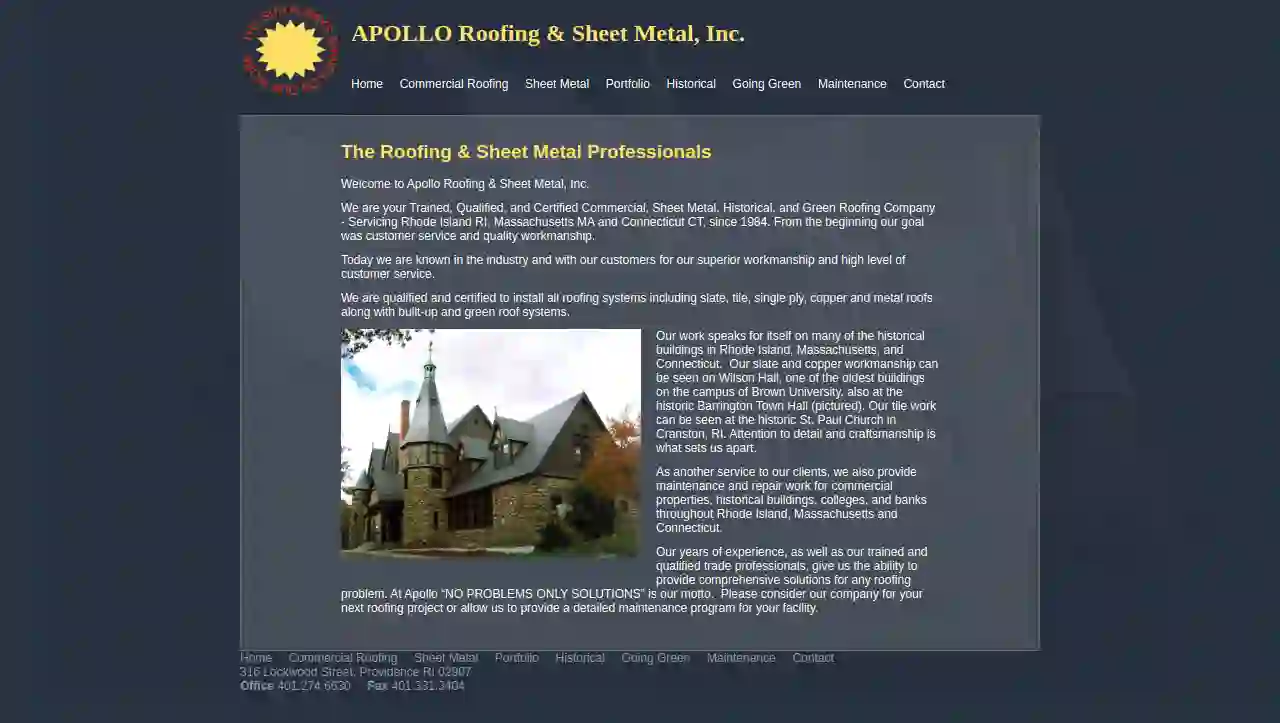 Apollo Roofing & Sheet Metal, Inc.