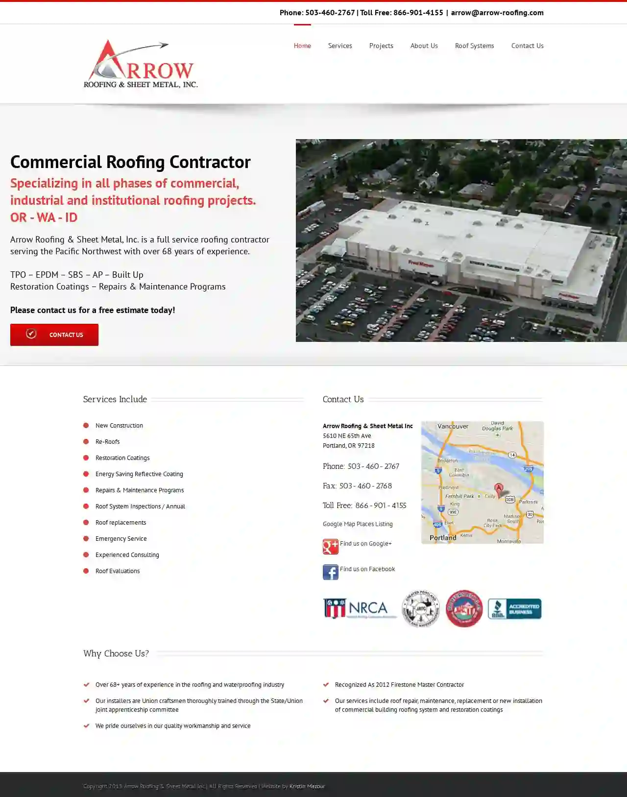 Arrow Roofing & Sheet Metal Inc