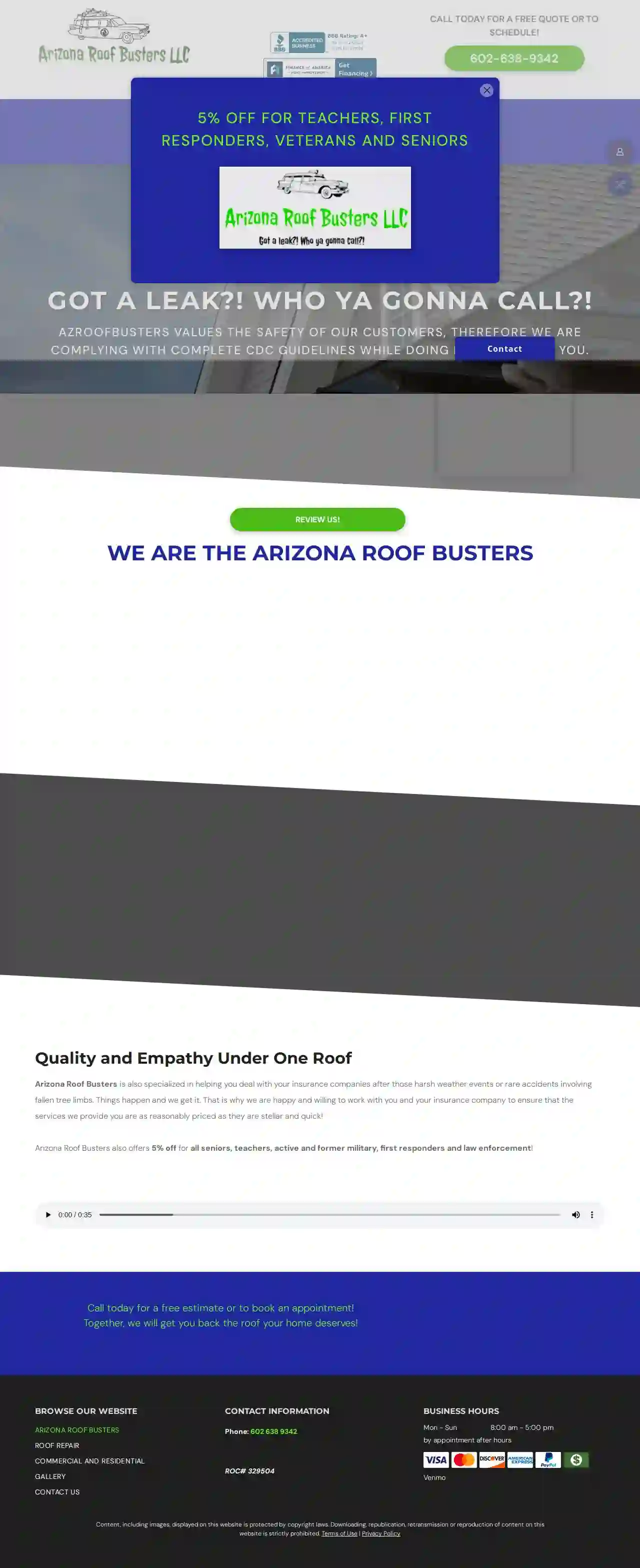 Arizona Roof Busters