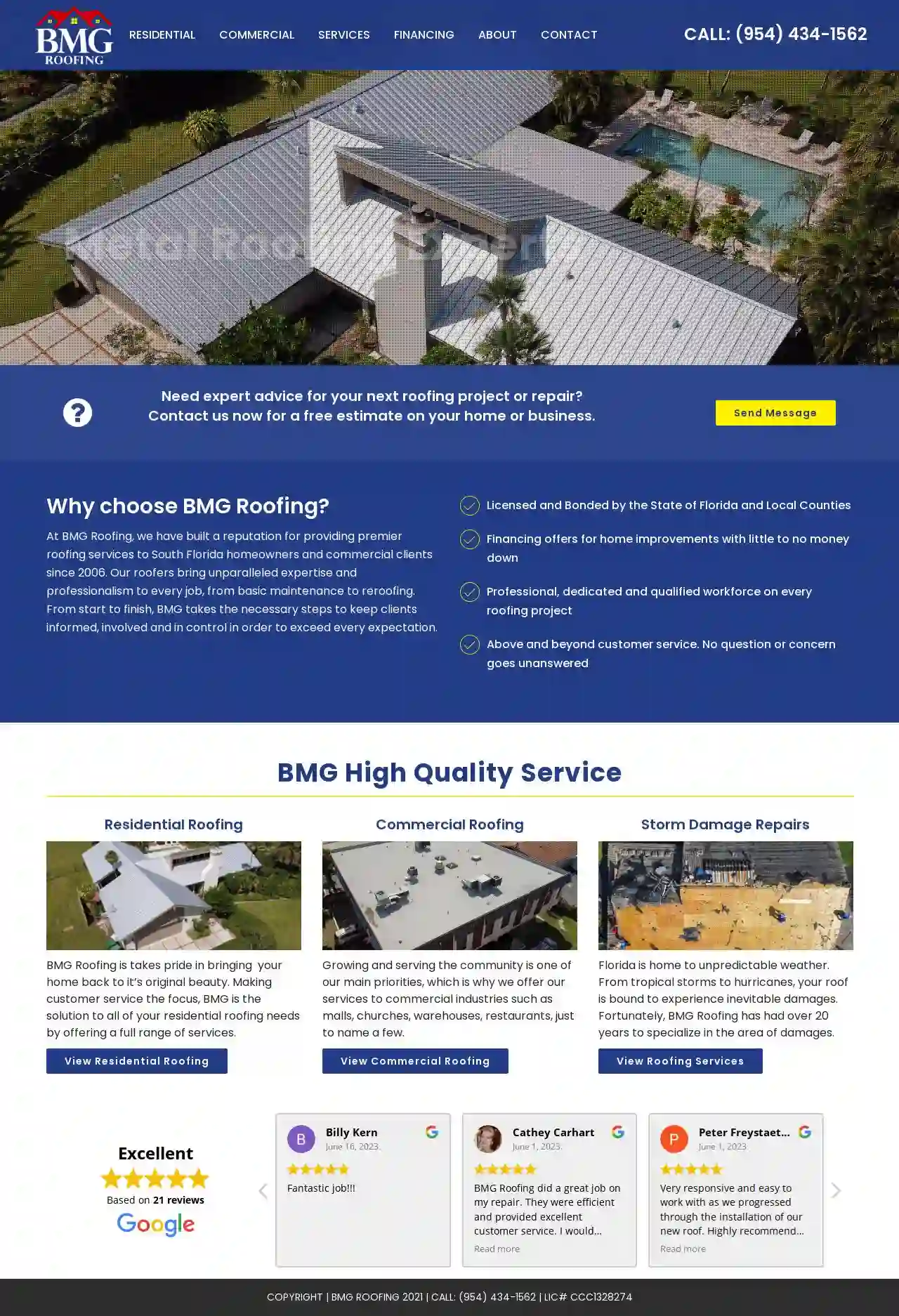 BMG Roofing Inc