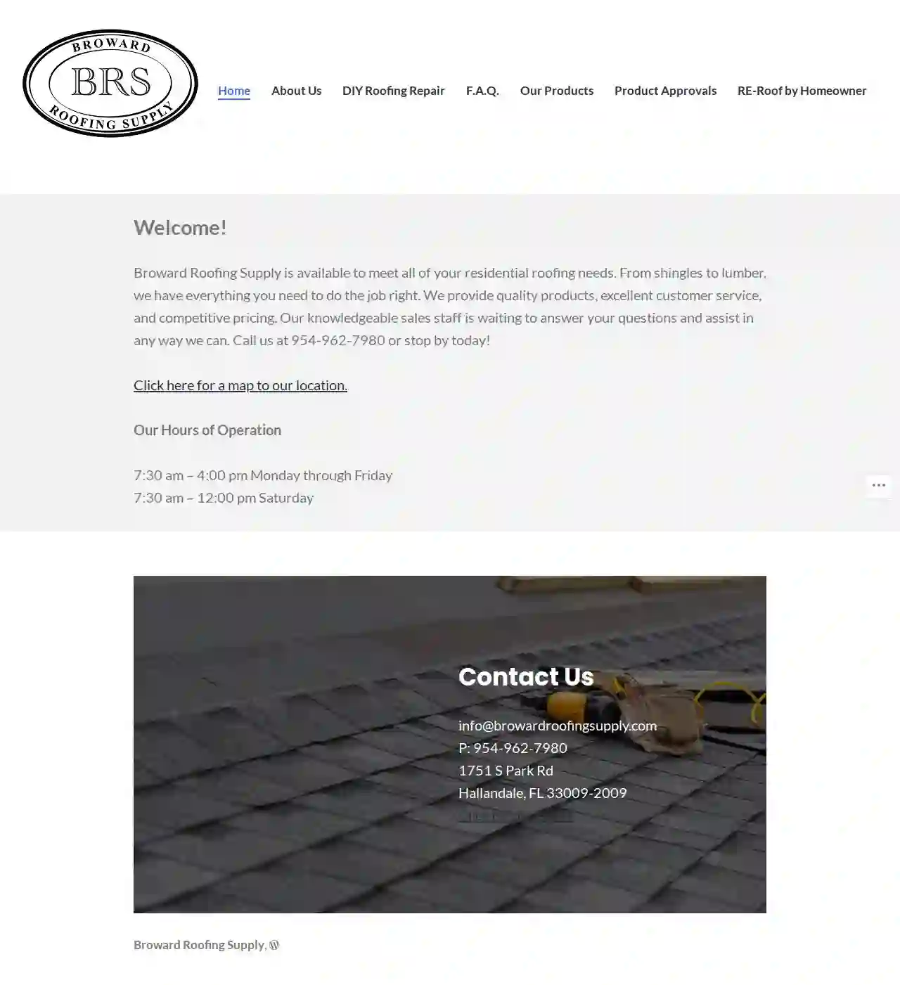 Broward Roofing Supply of Hallandale, Inc.