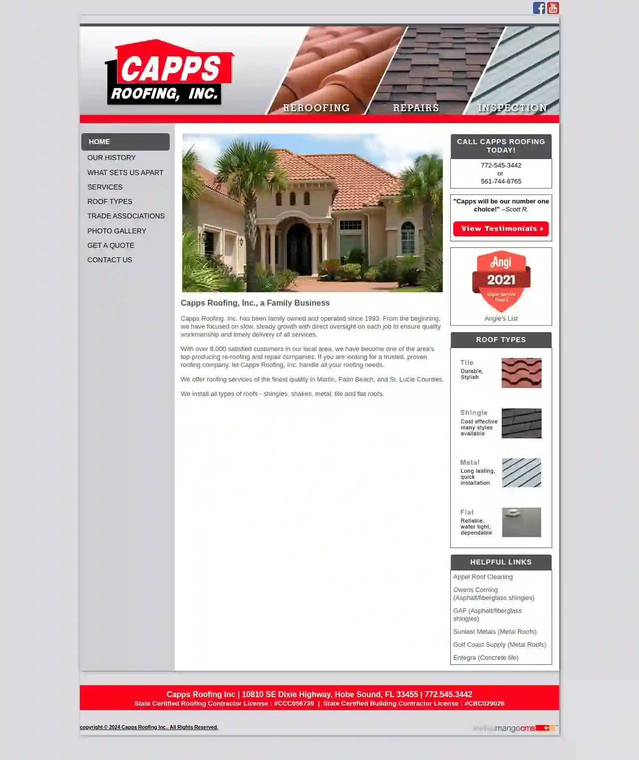 Capps Roofing Inc