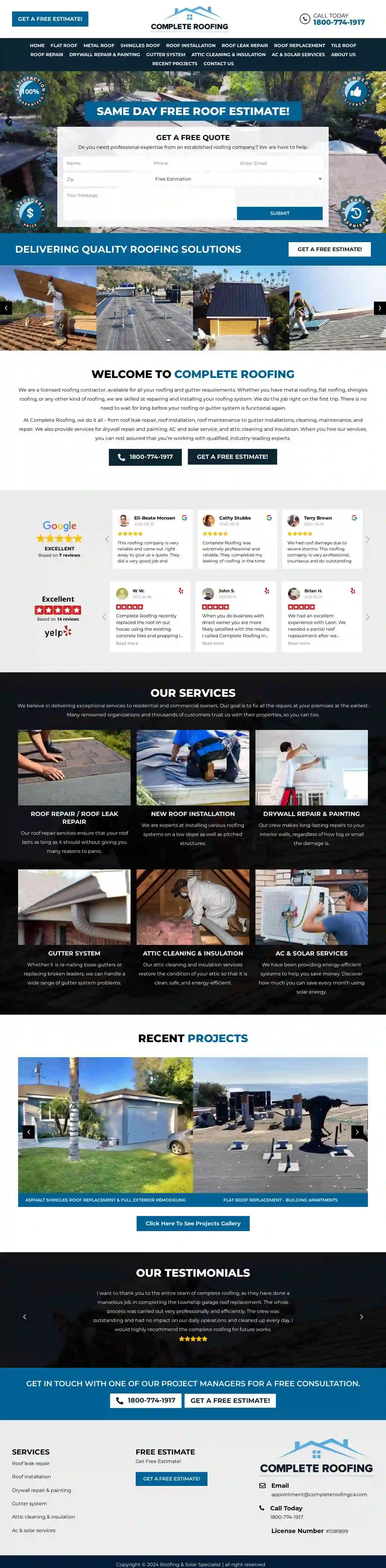 Complete Roofing Inc