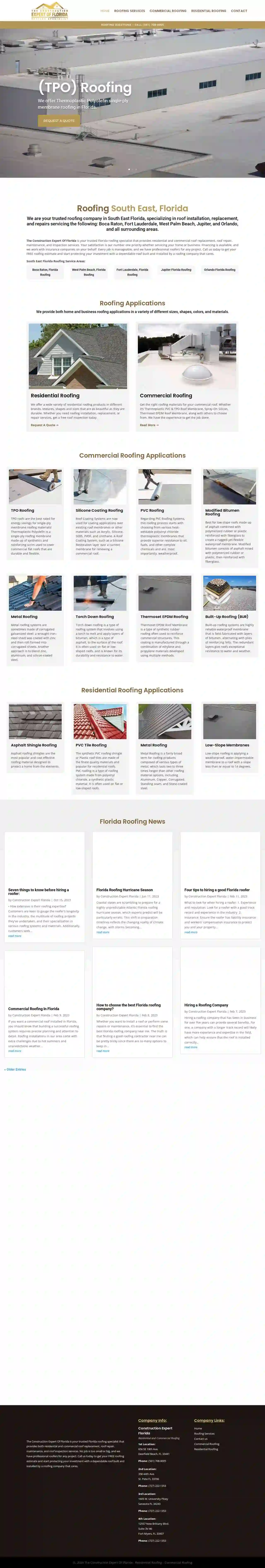 Construction Experts of Florida Roofing