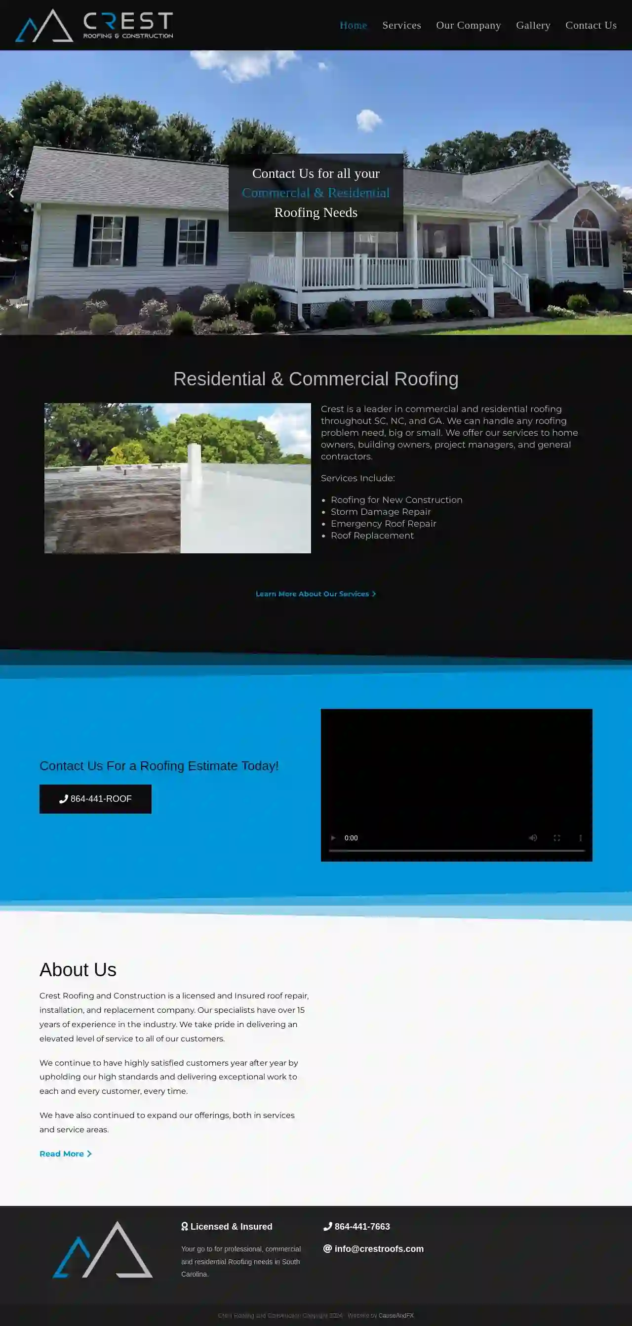 Crest Roofing & Construction LLC