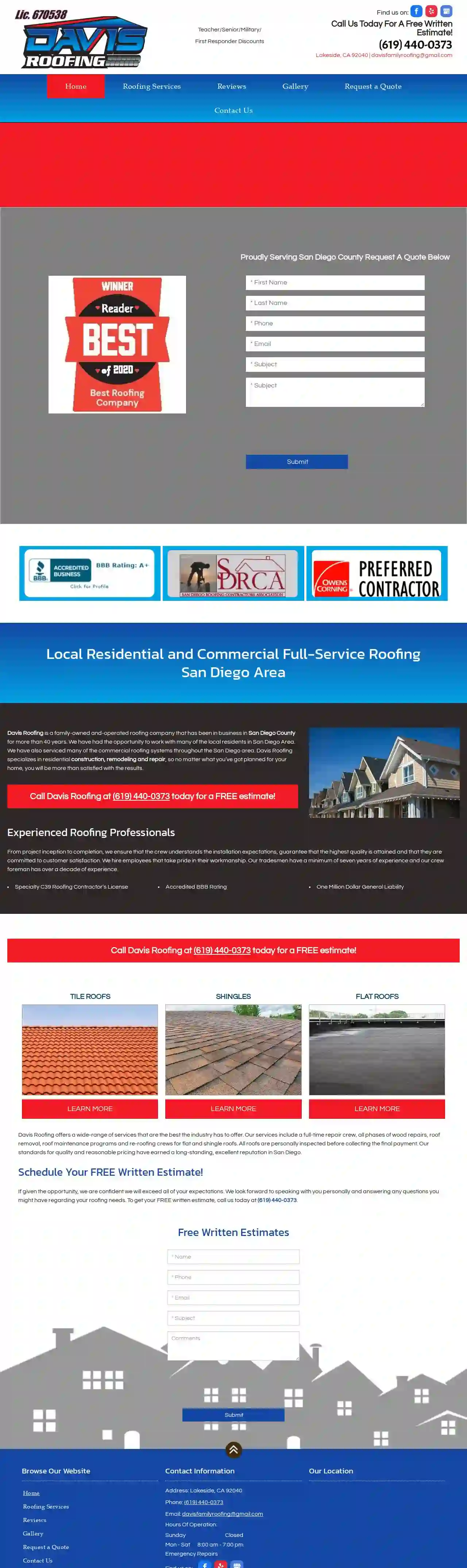 Davis Roofing