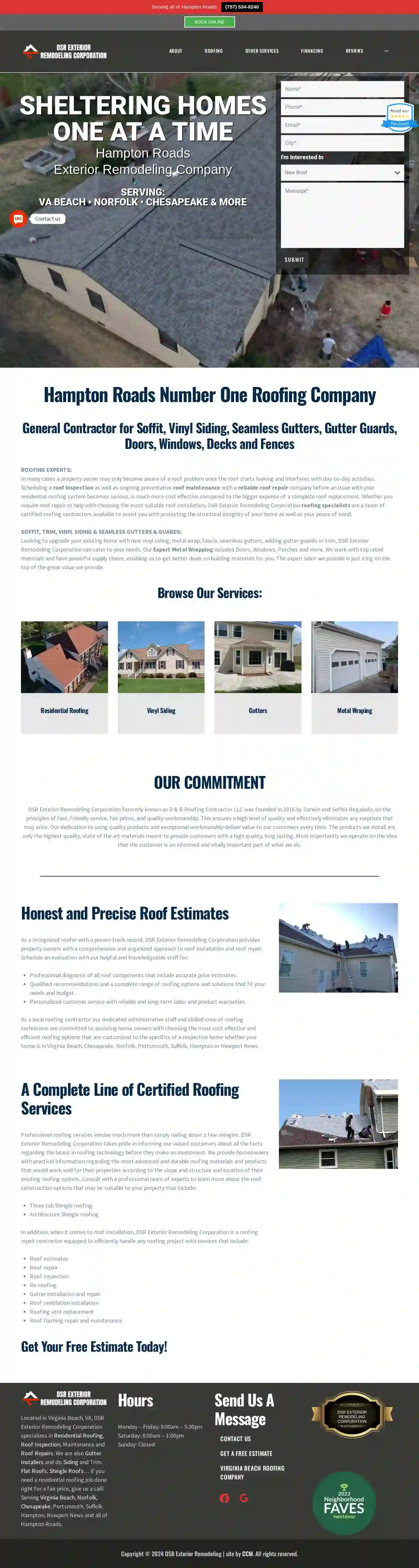 DSR Exterior Remodeling Corporation