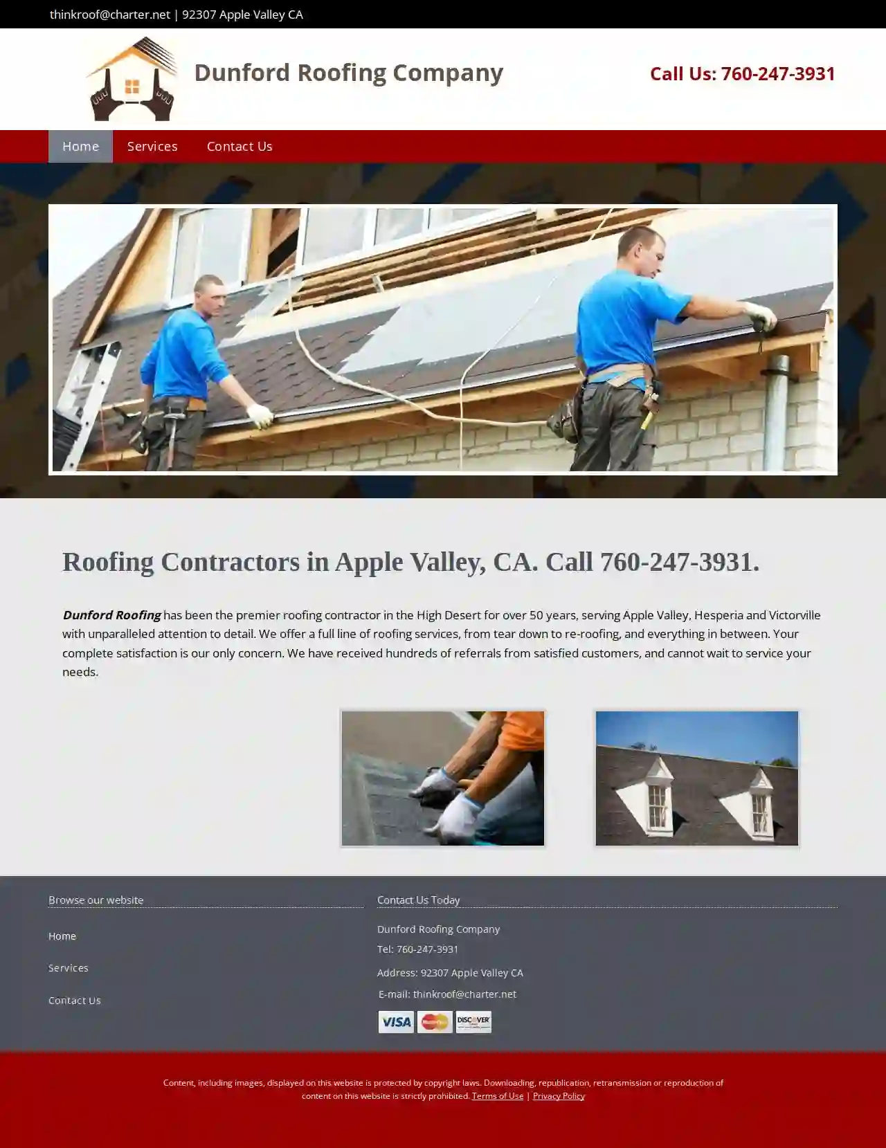 Dunford Roofing Co II