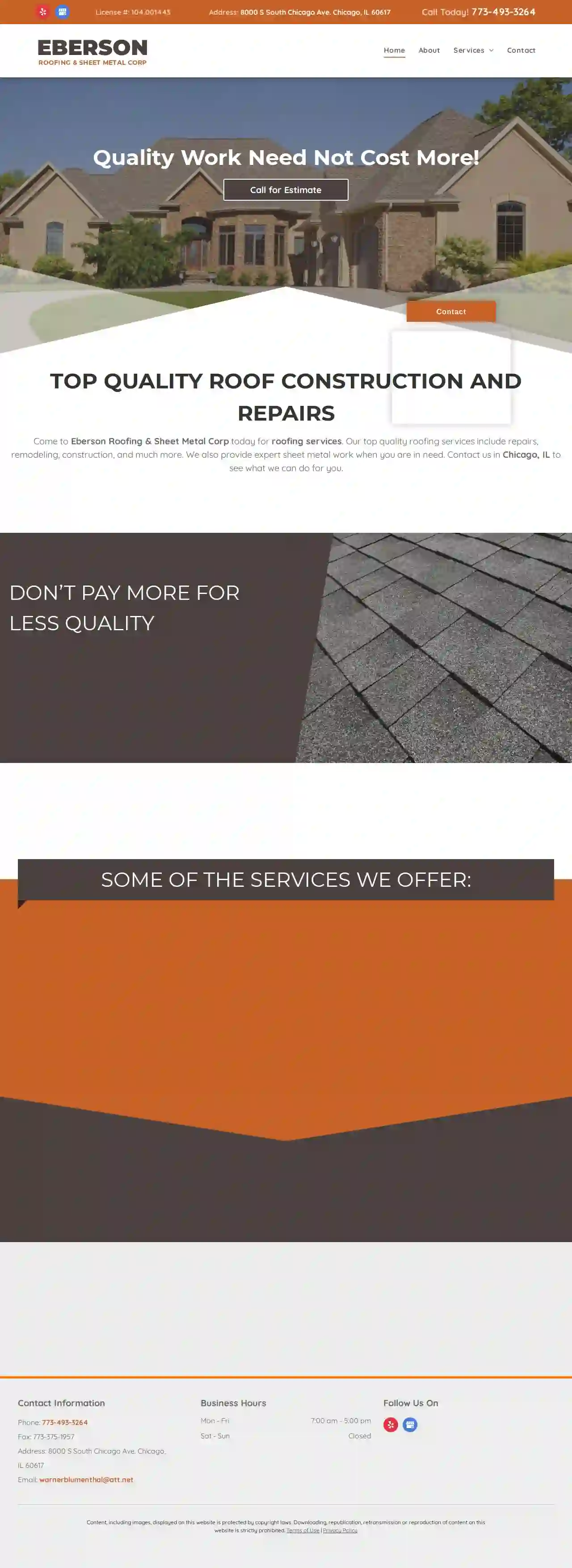 Eberson Roofing & Sheet Metal Corp