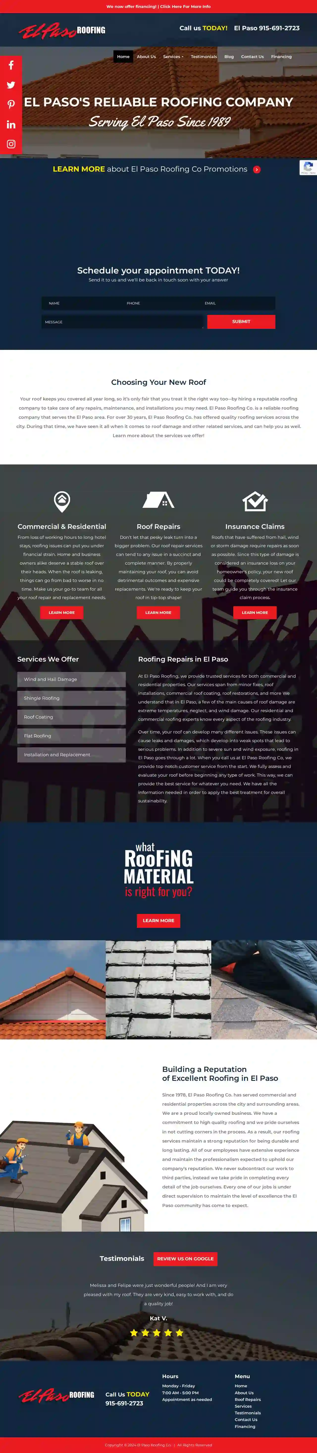 El Paso Roofing Co