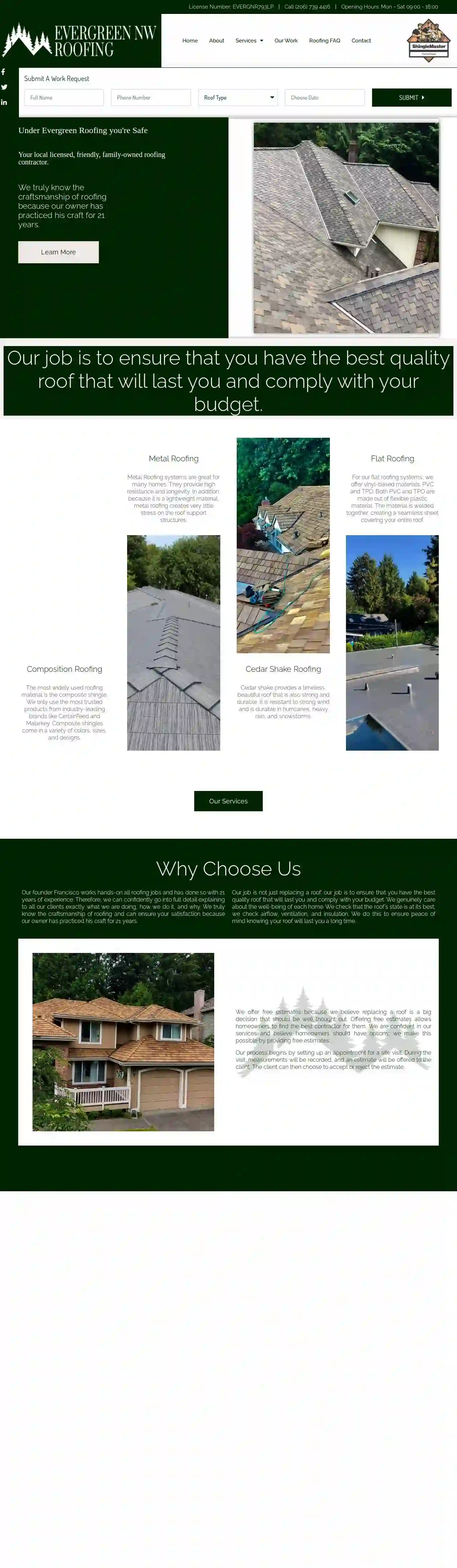 Evergreen NW Roofing