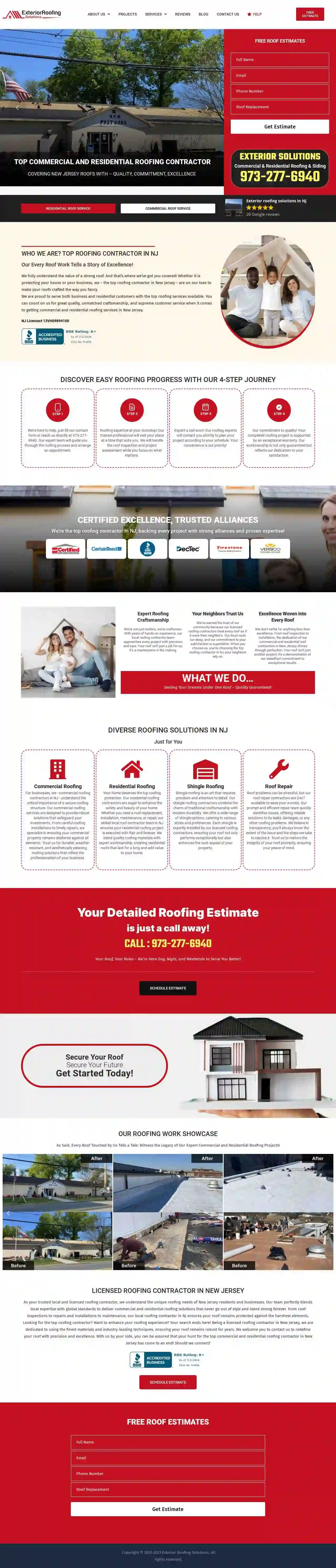 Exterior roofing solutions in NJ