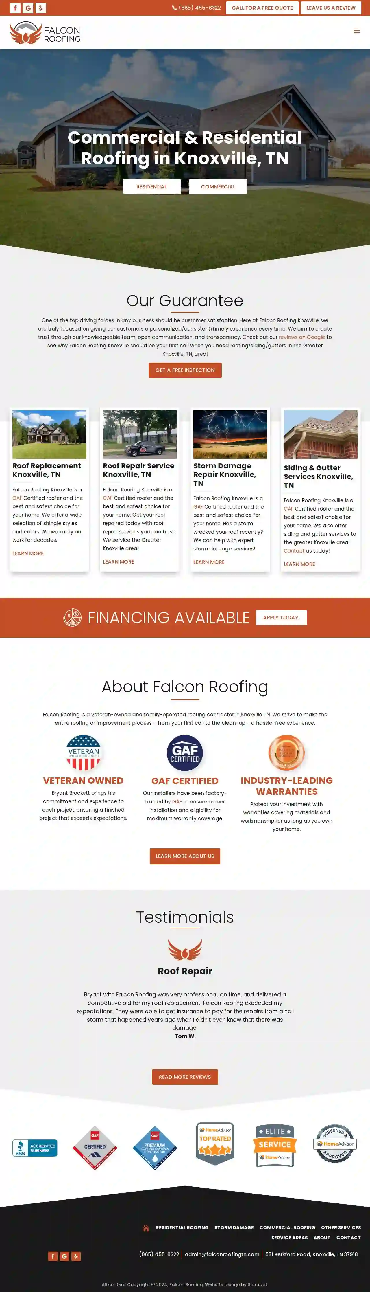 Falcon Roofing