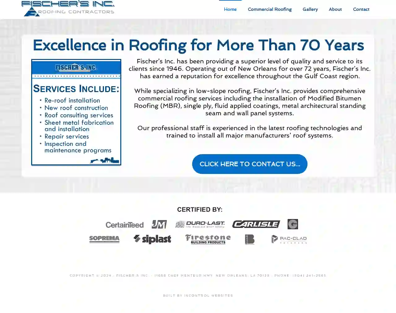 Fischer's Inc Roofing Contractors