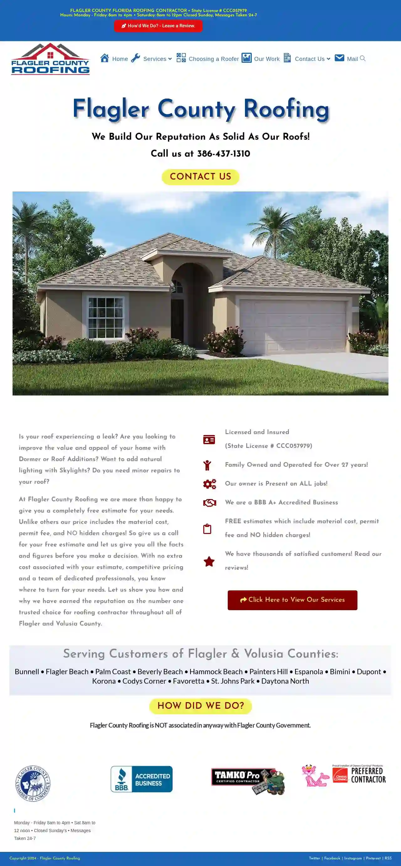 Flagler County Roofing