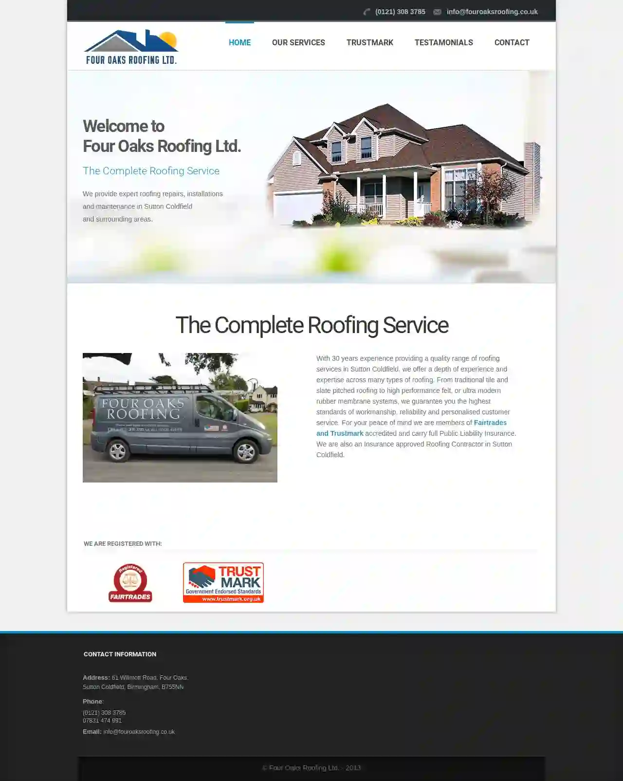 FOUR OAKS ROOFING LTD