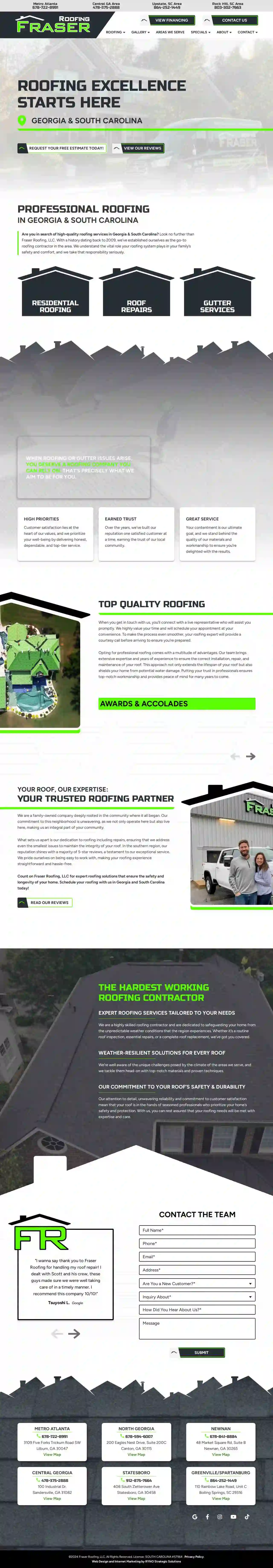 Fraser Roofing, LLC