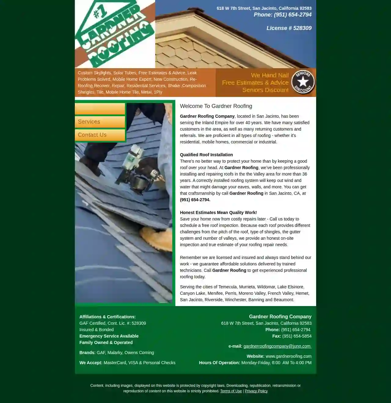 Gardner Roofing Company