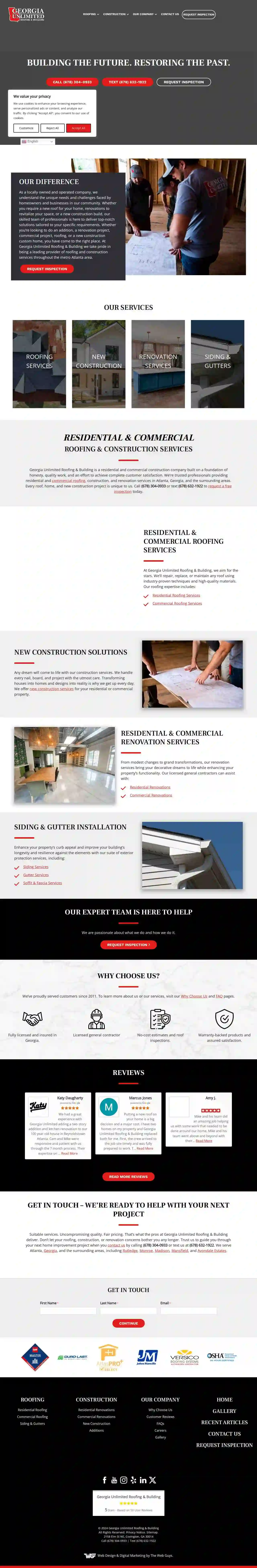 Georgia Unlimited Roofing & Building