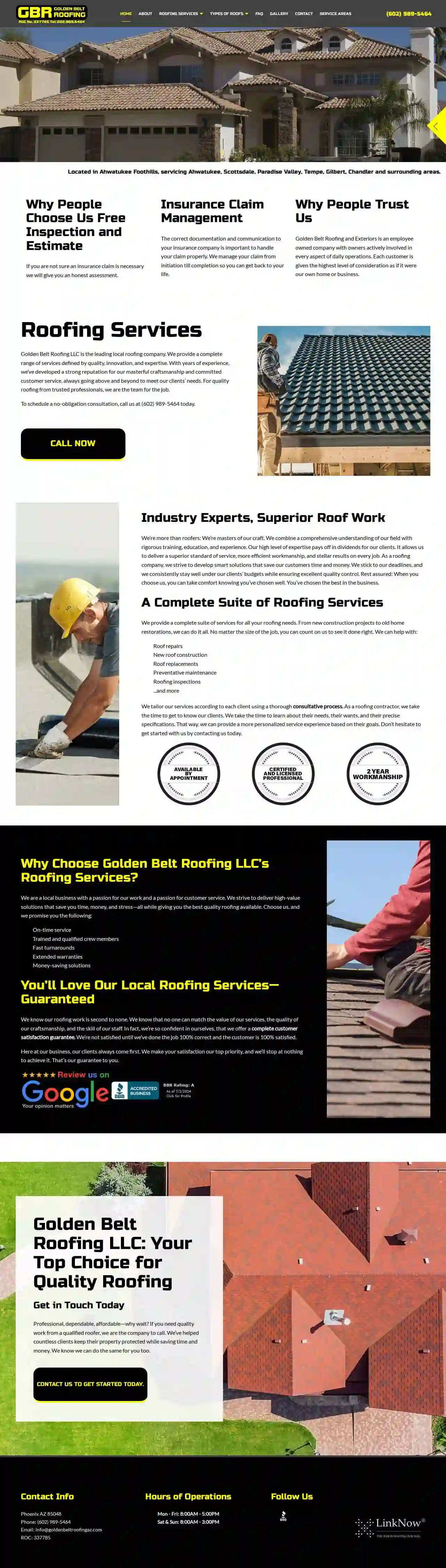 Golden Belt Roofing LLC