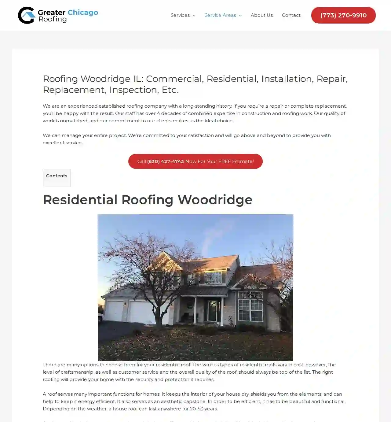 Greater Chicago Roofing - Woodridge