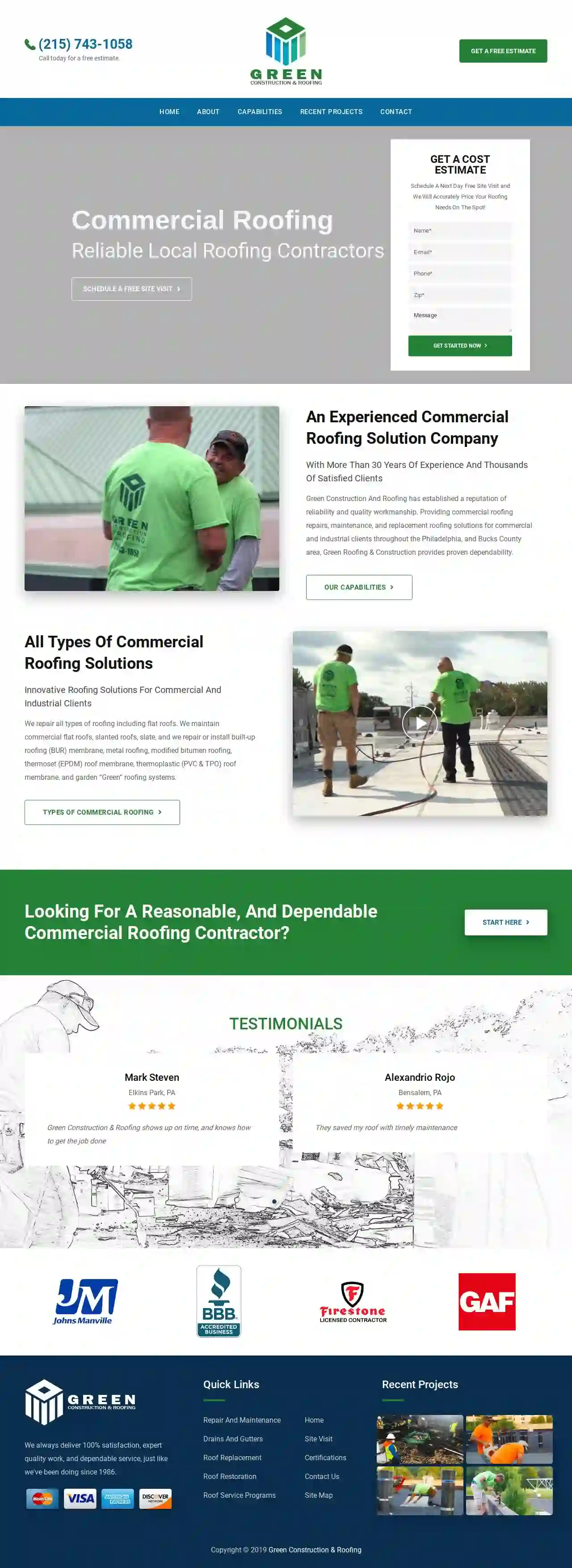 Green Construction & Roofing