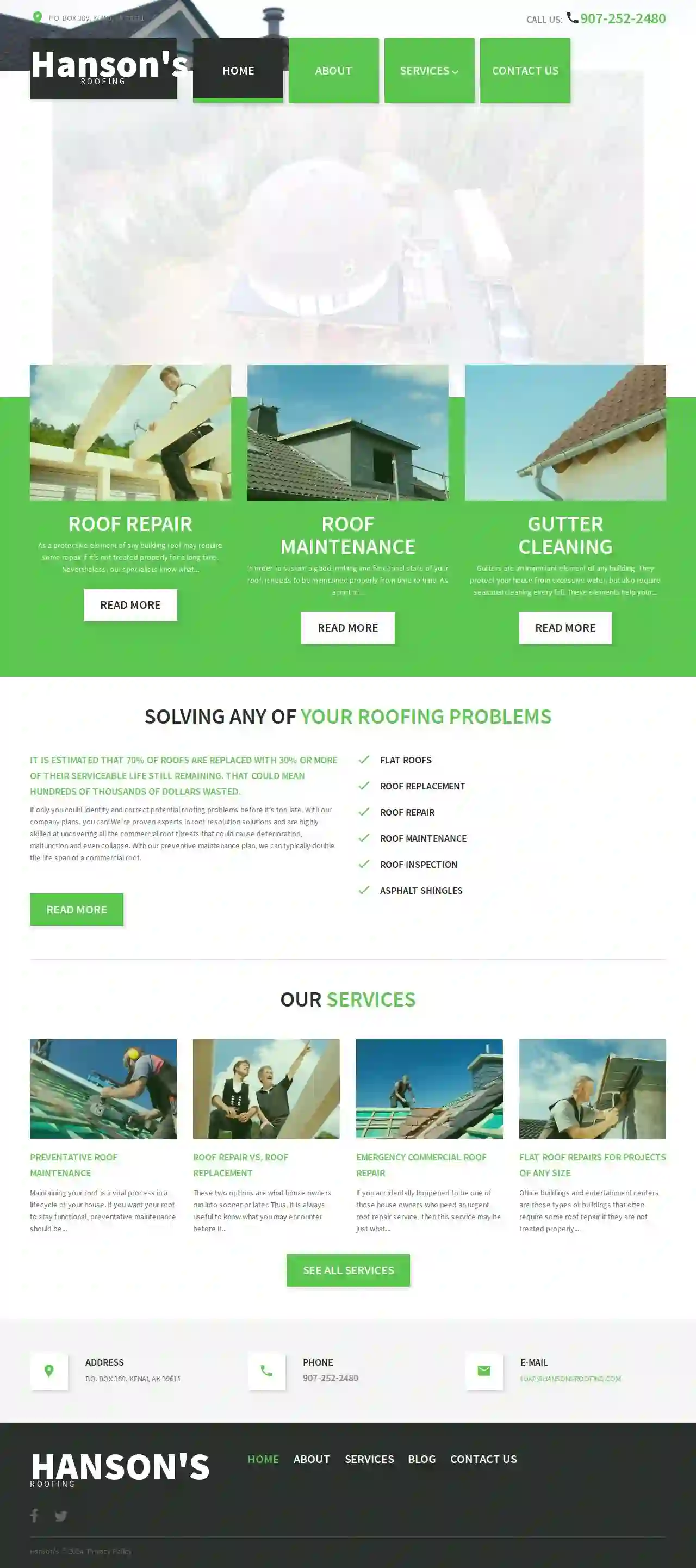 Hanson's Roofing