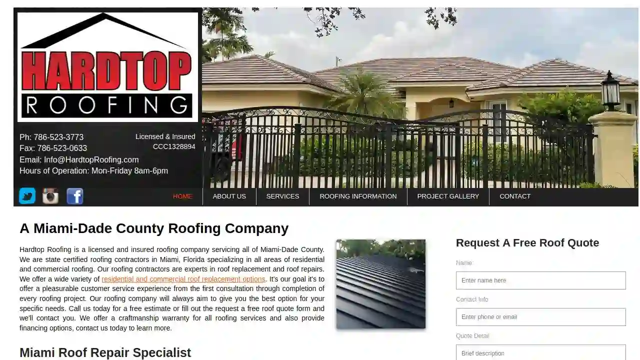 Hardtop Roofing