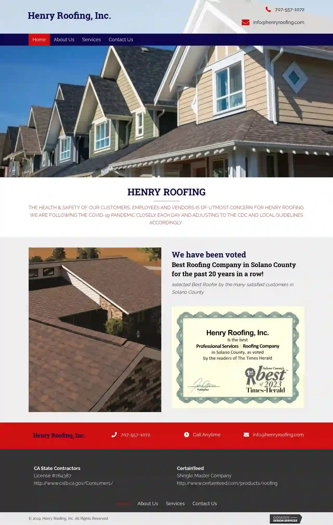 Henry Roofing, Inc.