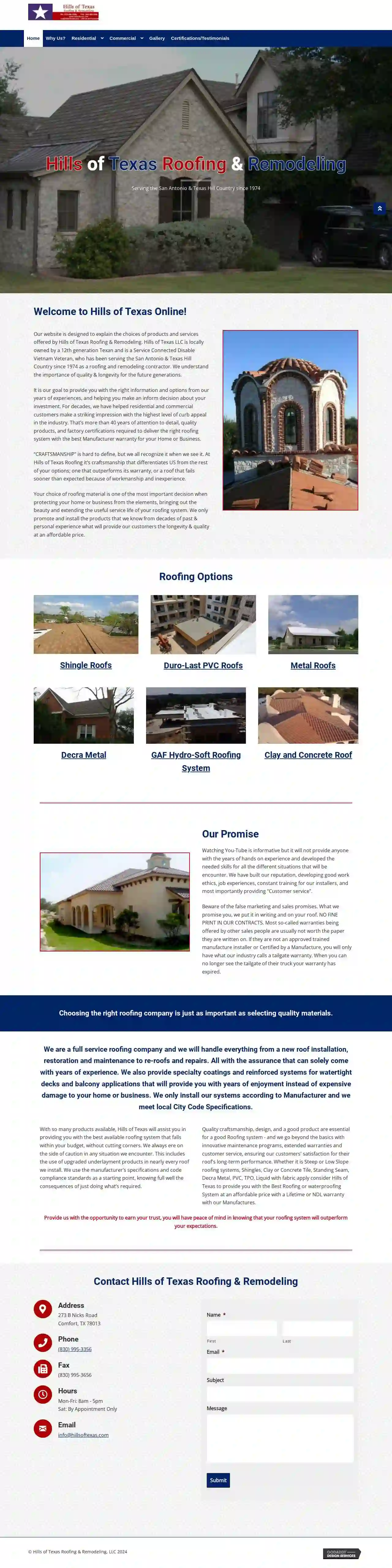 Hills of Texas Roofing