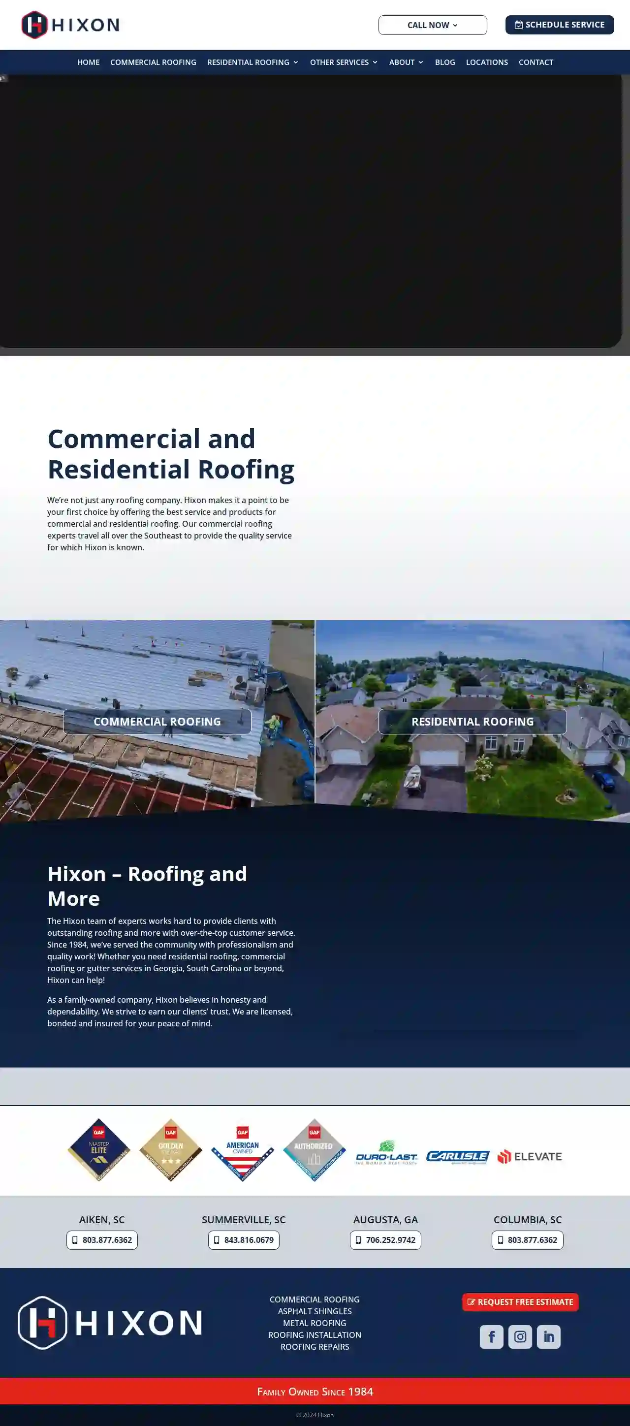 Hixon's Roofing - Commercial and Residential Roofers