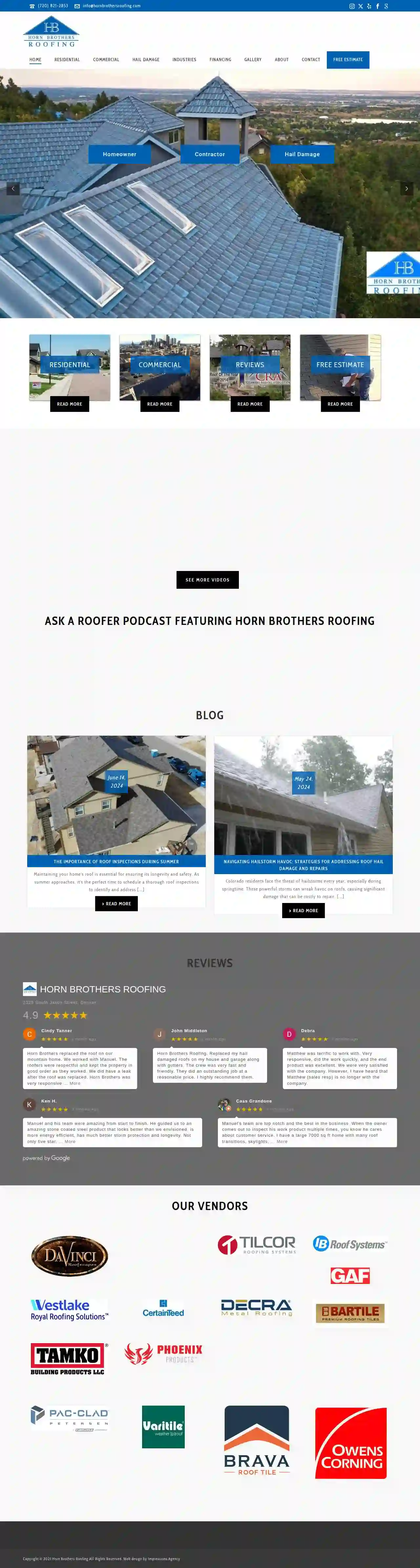 Horn Brothers Roofing