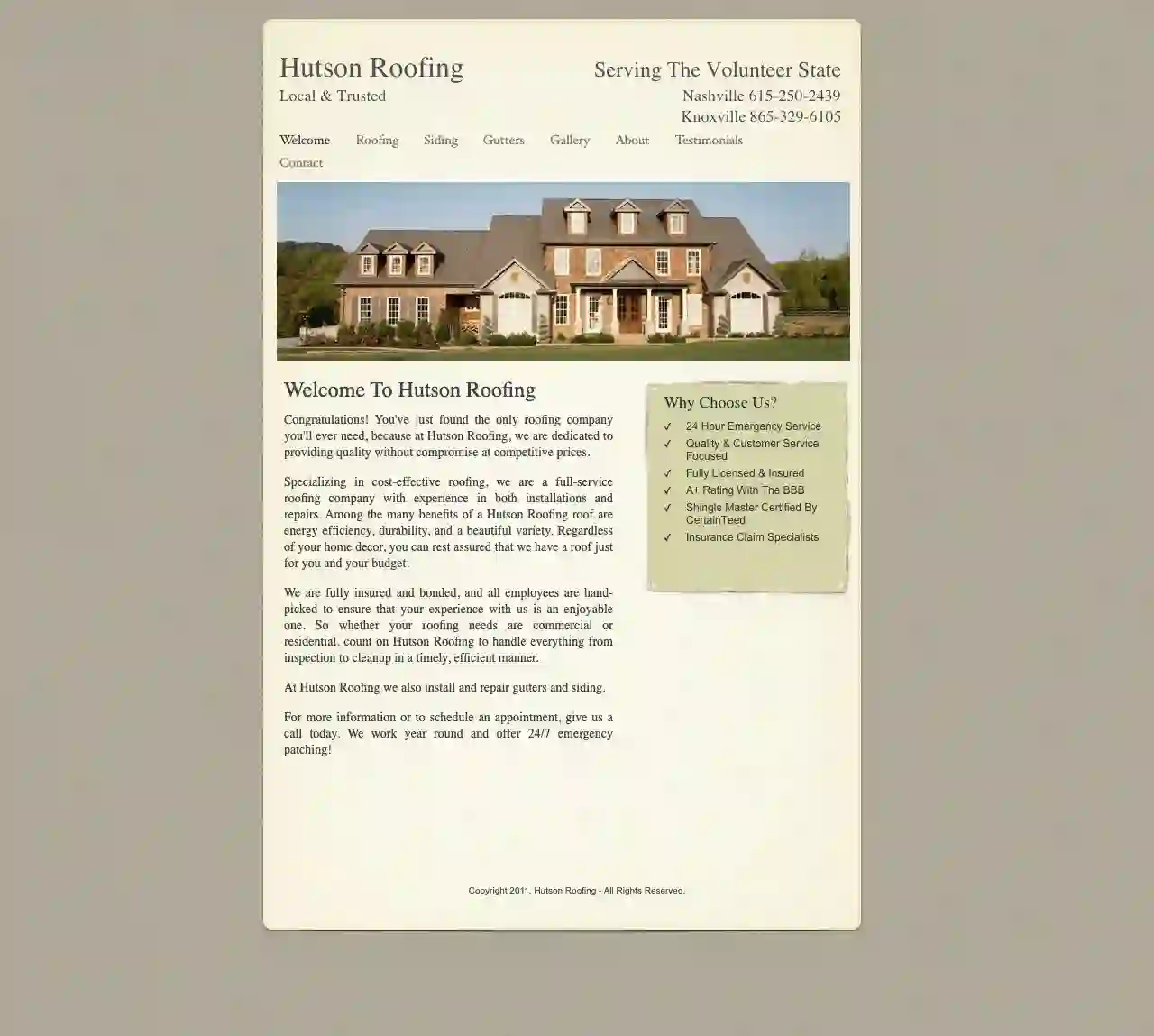 Hutson Roofing