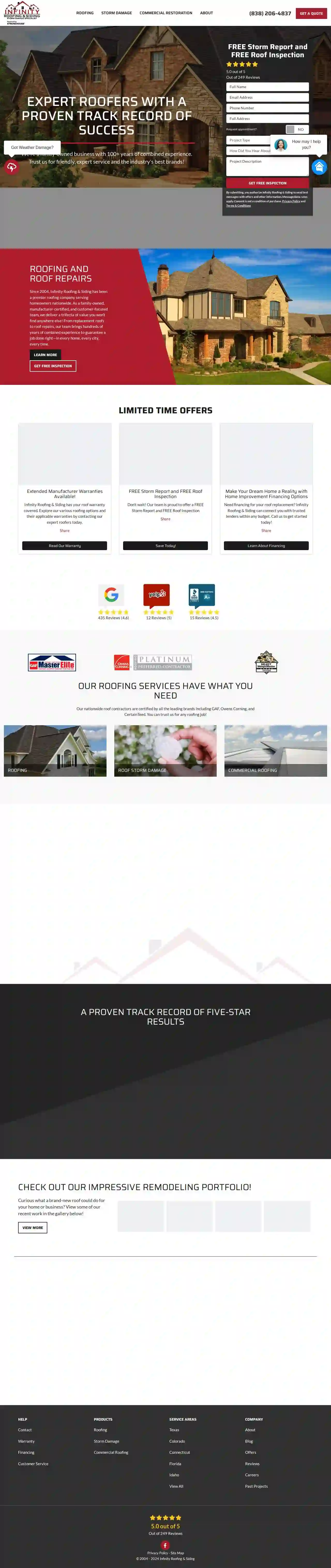 Infinity Roofing & Siding