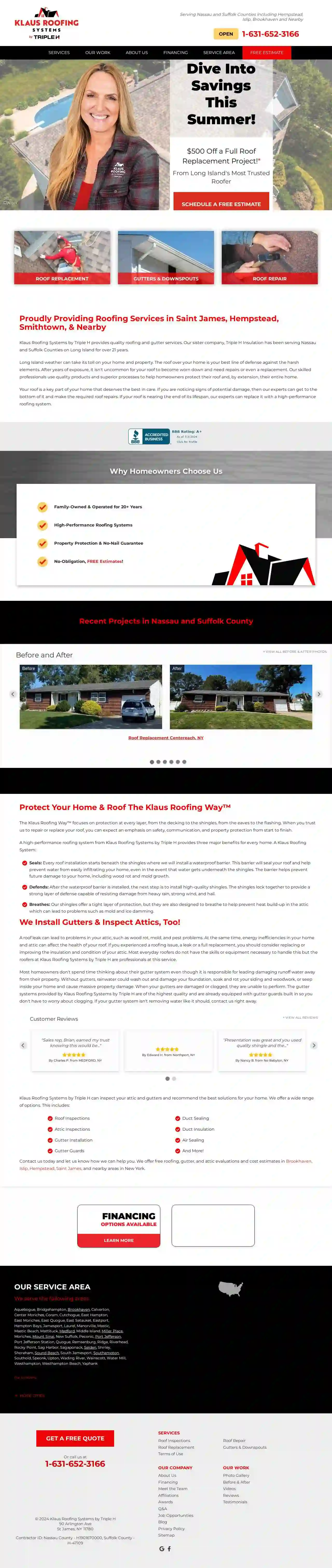 Klaus Roofing Systems by Triple H