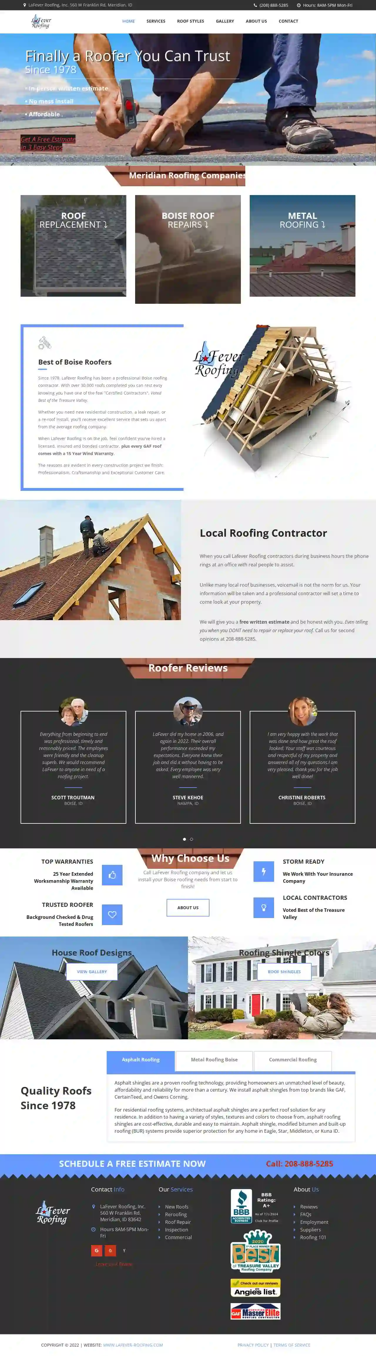 LaFever Roofing Boise