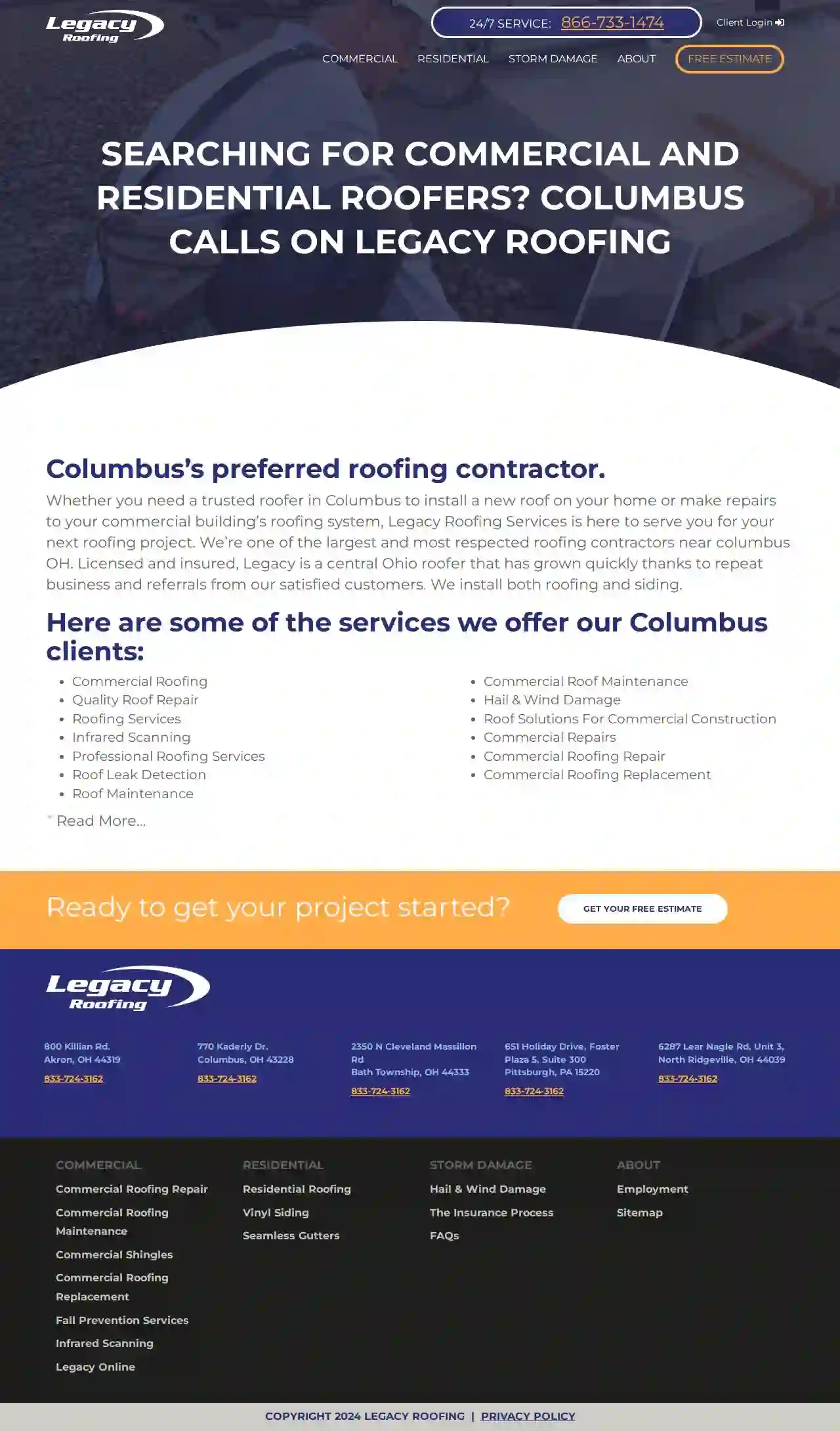 Legacy Roofing Services Columbus