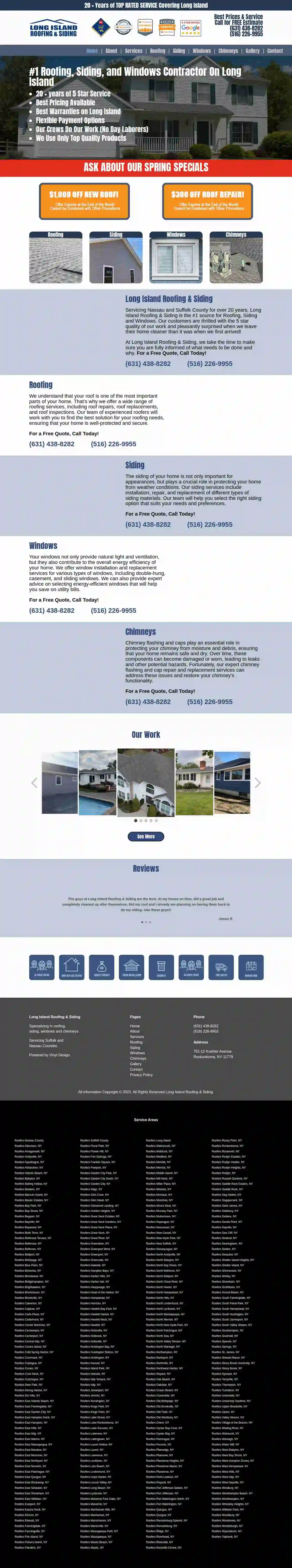 Long Island Roofing and Siding