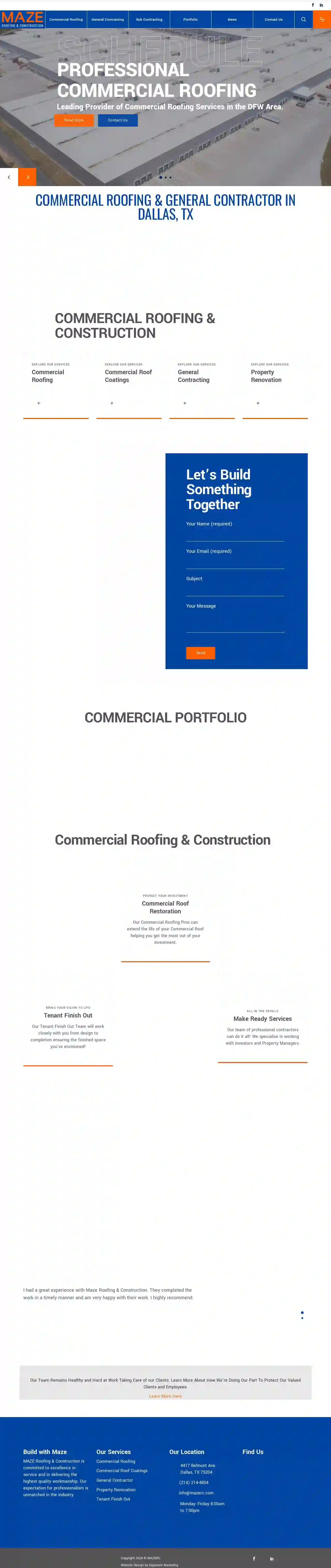 MAZE Roofing & Construction