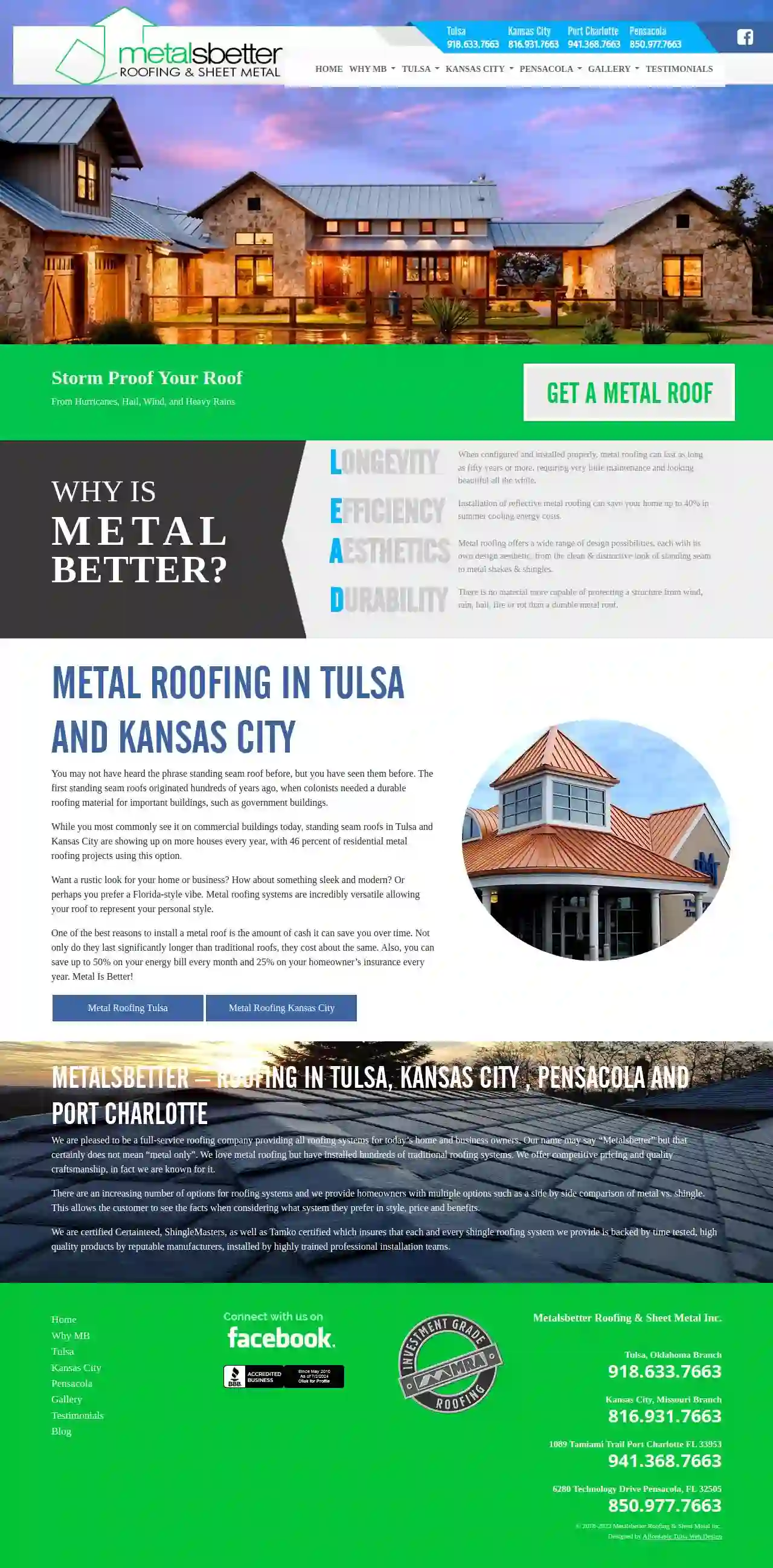 Metalsbetter Roofing & Sheet Metal Inc