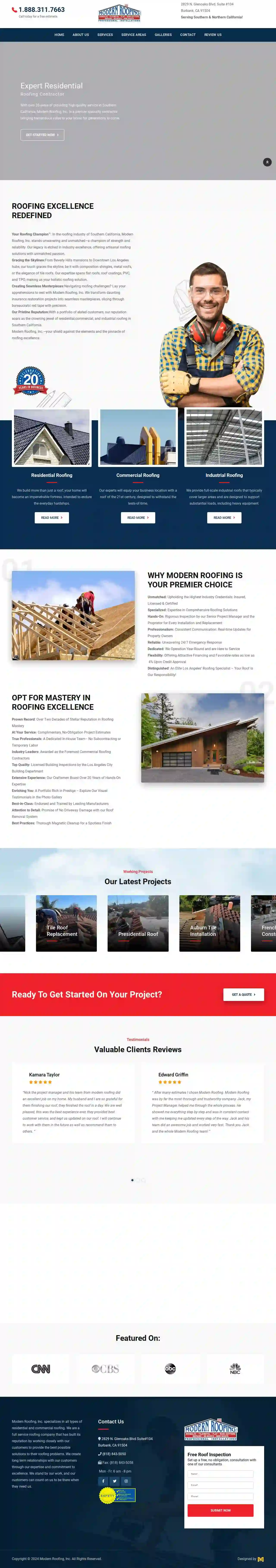 Modern Roofing Inc