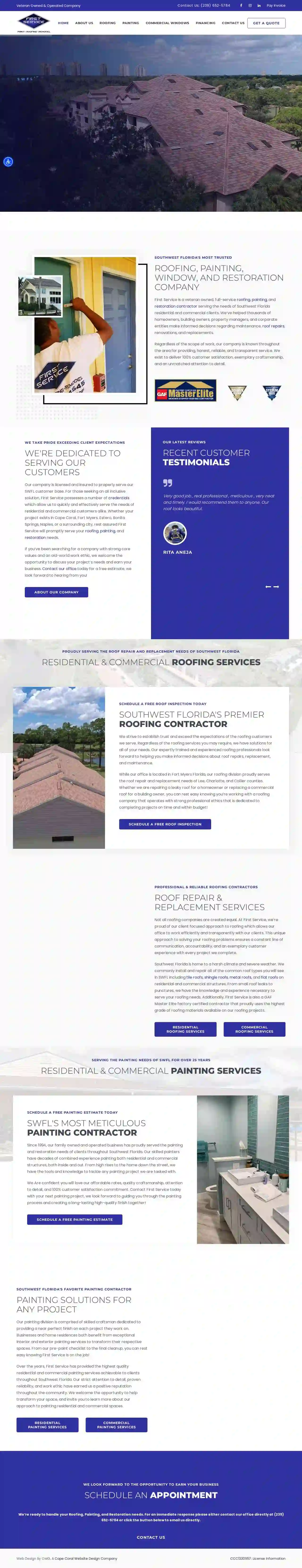 First Service Roofing & Construction