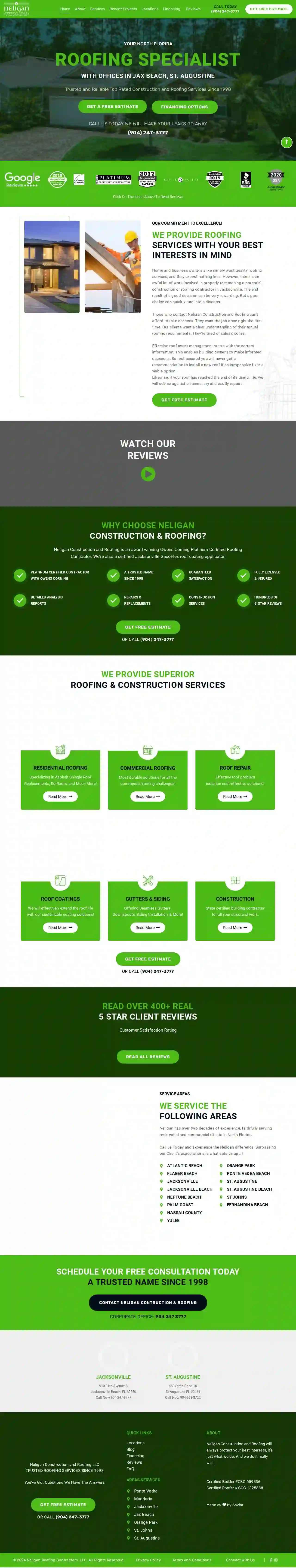 Neligan Construction & Roofing, LLC