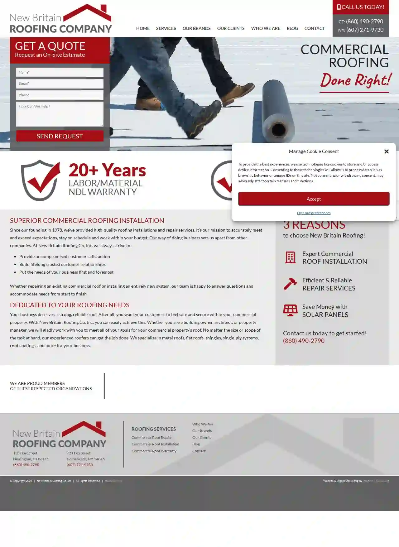 New Britain Roofing Co Inc